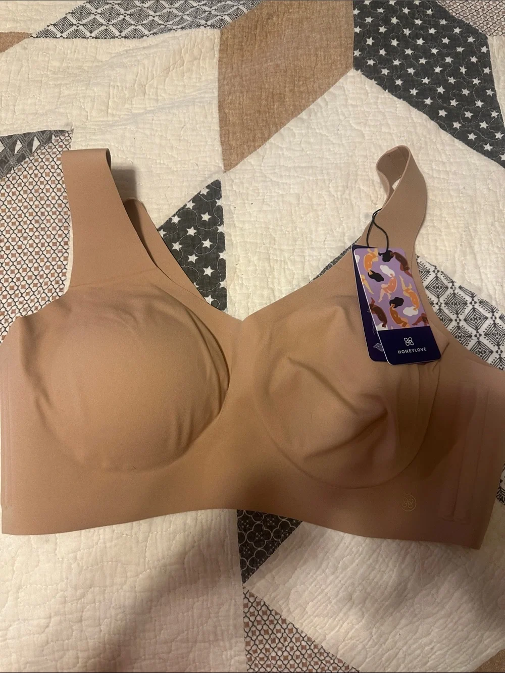 Honeylove Sculpting Wireless Bra in Beige